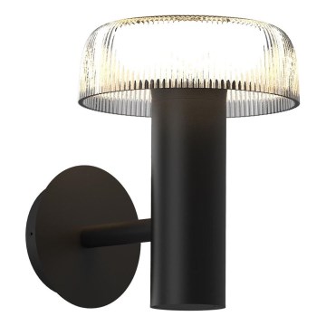 Zuma Line - Lampada solare da parete BLUET LED/2,5W/2000mAh IP44 nero