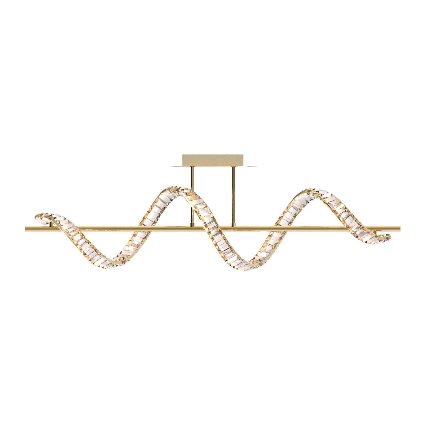 Zuma Line - Lampadario a LED dimmerabile con cristalli su barra LED/24,5W/230V 2700-6000K + telecomando