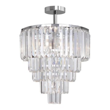 Zuma Line - Lampadario a plafone 10xE14/40W/230V cromo lucido