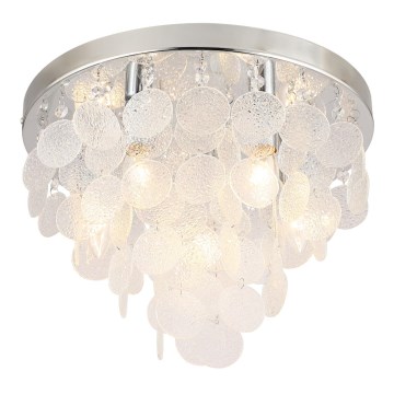 Zuma Line - Lampadario a plafone 5xE14/40W/230V cromo lucido