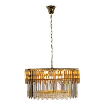 Zuma Line - Lampadario a sospensione con catena 16xE14/40W/230V diametro 60 cm oro