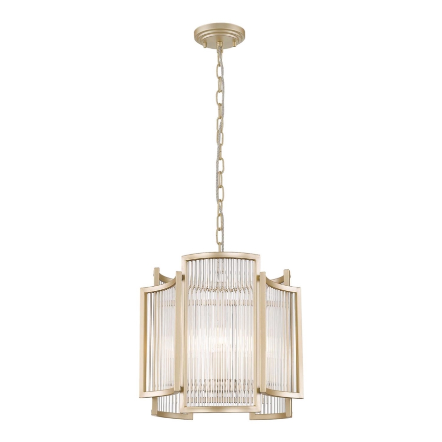 Zuma Line - Lampadario a sospensione con catena 3xE14/60W/230V oro