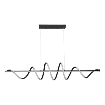 Zuma Line - Lampadario a sospensione con cavo LED/60W/230V nero