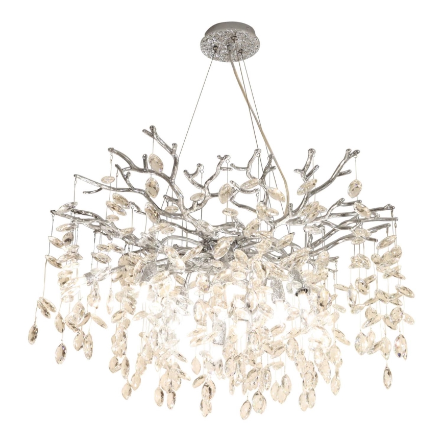 Zuma Line - Lampadario a sospensione con filo 10xG9/3,5W/230V cromo lucido