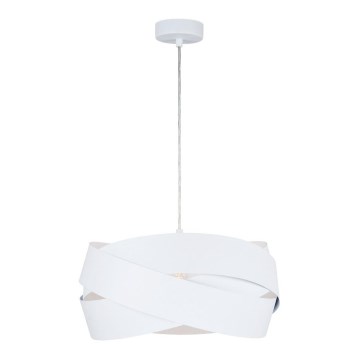 Zuma Line - Lampadario a sospensione con filo 1xE27/40W/230V bianco