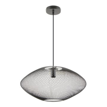 Zuma Line - Lampadario a sospensione con filo 1xE27/40W/230V nero