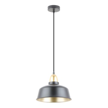 Zuma Line - Lampadario a sospensione con filo 1xE27/40W/230V nero