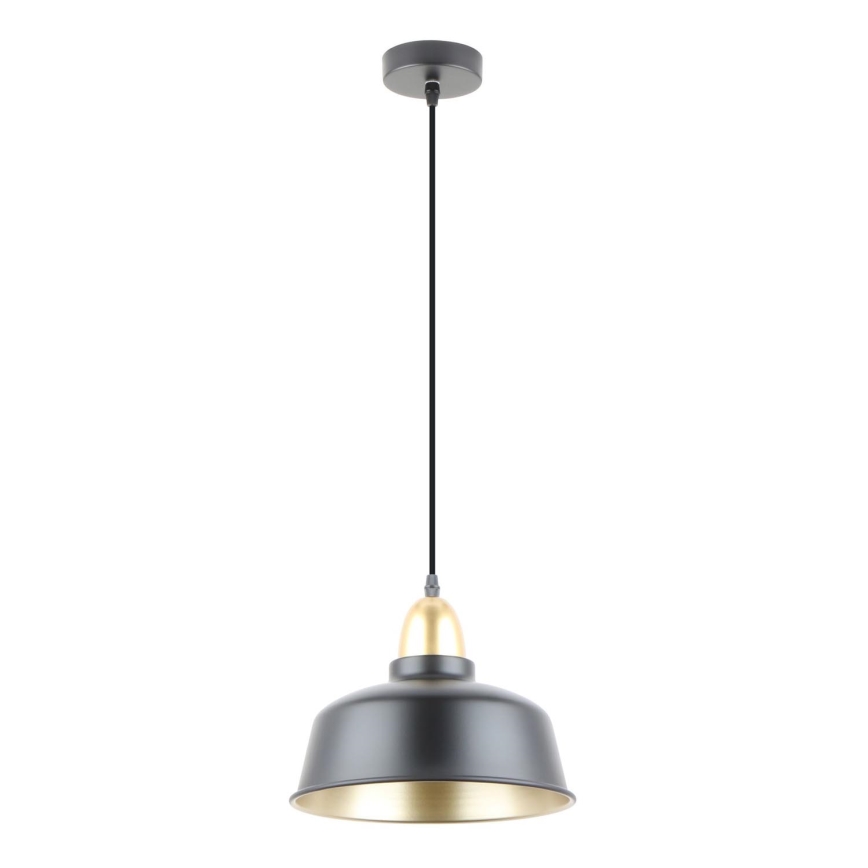 Zuma Line - Lampadario a sospensione con filo 1xE27/40W/230V nero