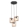 Zuma Line - Lampadario a sospensione con filo 3xE27/20W/230V pino/nero
