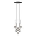 Zuma Line - Lampadario a sospensione con filo 7xG9/4W/230V nero
