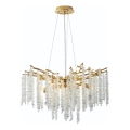 Zuma Line - Lampadario a sospensione con filo 8xG9/3,5W/230V oro