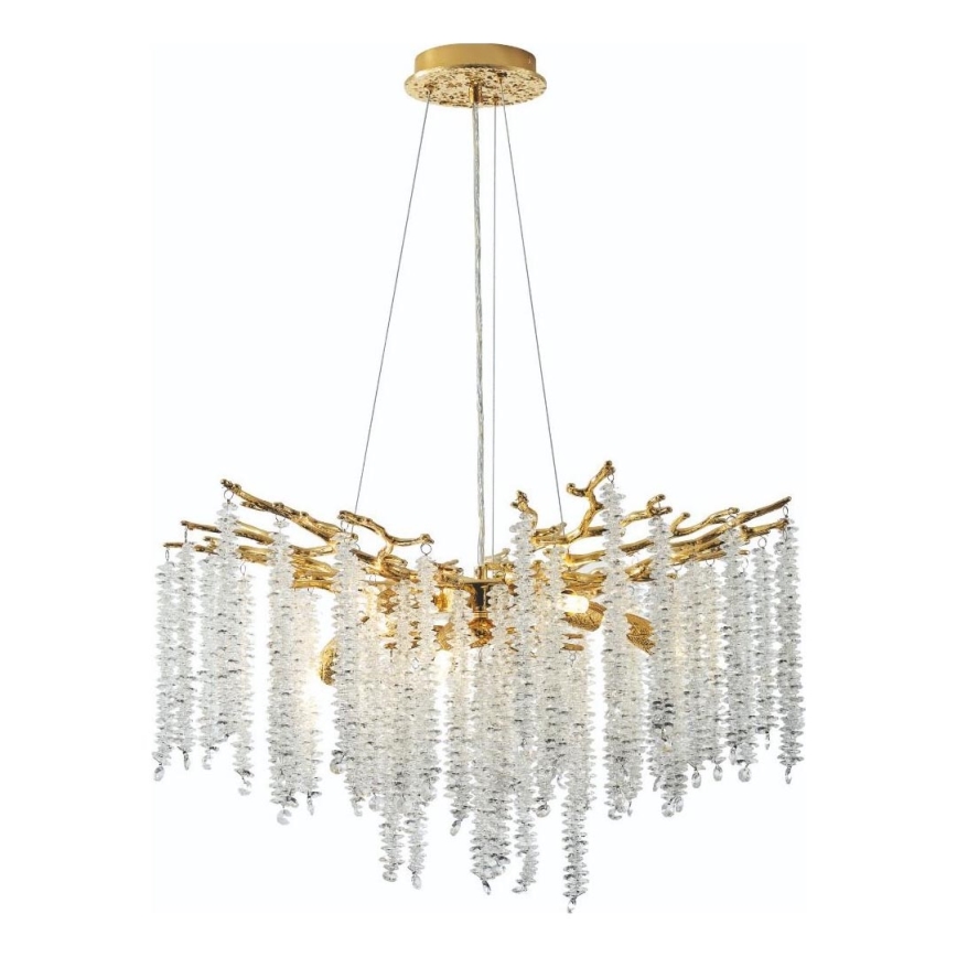 Zuma Line - Lampadario a sospensione con filo 8xG9/3,5W/230V oro