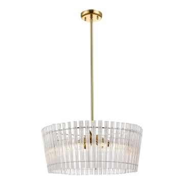 Zuma Line - Lampadario a sospensione con supporto rigido 6xE14/40W/230V oro