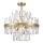 Zuma Line - Lampadario a sospensione con supporto rigido 8xG9/28W/230V diametro 50 cm oro