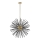 Zuma Line - Lampadario a sospensione con supporto rigido 9xG9/42W/230V oro/nero