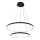 Zuma Line - Lampadario LED a sospensione con filo LED/50W/230V 3000/4000/6000K diametro 60 cm nero