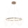 Zuma Line - Lampadario LED a sospensione con filo LED/58W/230V 3000/4000/6000K oro
