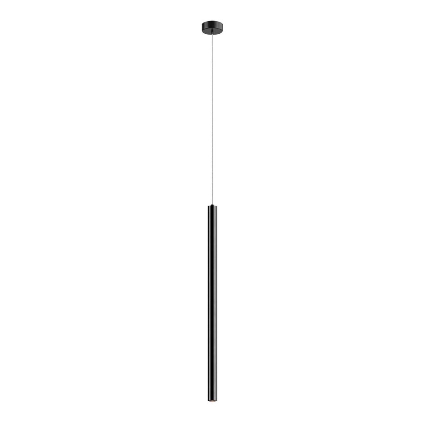 Zuma Line - Lampadario LED a sospensione con filo LED/5W/230V nero cromo lucido