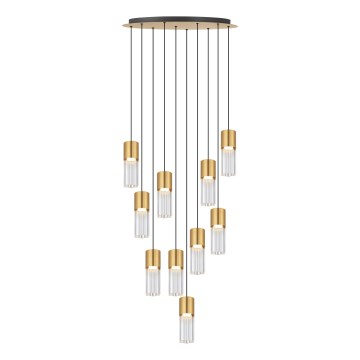 Zuma Line - Lampadario LED con cavo LED/50W/230V oro