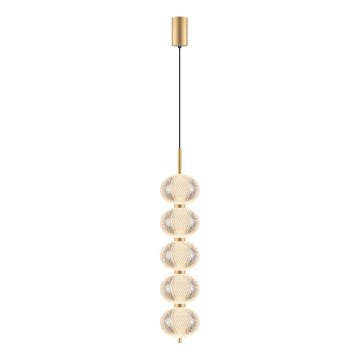 Zuma Line - Lampadario sospeso a cavo LED/30W/230V, finitura oro