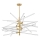 Zuma Line - Lampadario su asta 6xG9/42W/230V dorato