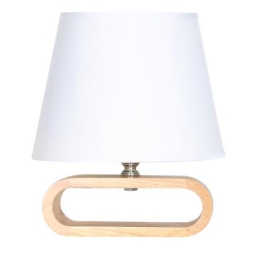 Zuma Line - Lampe de table 1xE14/40W/230V bambou/blanc