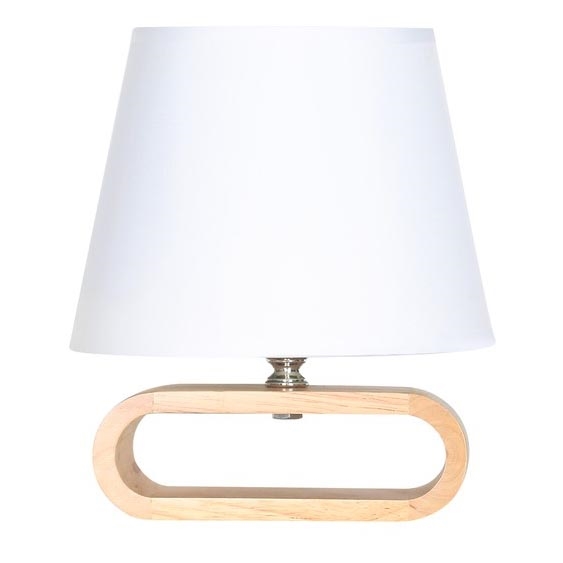 Zuma Line - Lampe de table 1xE14/40W/230V bambou/blanc