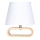 Zuma Line - Lampe de table 1xE14/40W/230V bambou/blanc