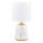 Zuma Line - Lampe de table 1xE14/40W/230V blanc/doré/décor en marbre