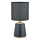 Zuma Line - Lampe de table 1xE14/40W/230V noir/doré/décor en marbre