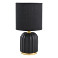 Zuma Line - Lampe de table 1xE14/40W/230V noir/doré