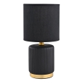Zuma Line - Lampe de table 1xE14/40W/230V noir/doré