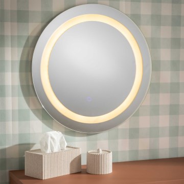 Zuma Line - LED-Badezimmer-Wandspiegel mit Hintergrundbeleuchtung LED/36W/230V 3000/4000/6000K Ø 60 cm IP44 gold