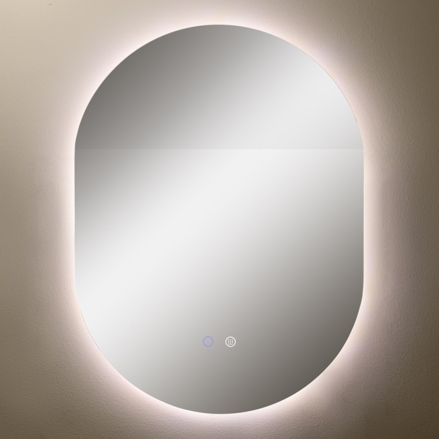 Zuma Line - LED Bagno riscaldato muro specchio con retroilluminazione LED/24W/230V 3000/4000/6000K 70x50 cm IP44
