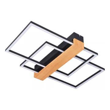Zuma Line - LED-Deckenleuchte LED/39W/230V 3000K schwarz/Kiefer