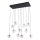 Zuma Line - LED Pendelleuchte an Stahlseil 11xLED/3W/230V schwarz
