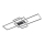 Zuma Line - LED Plafoniera di cristallo dimmerabile LED/52W/230V 2700-6000K nero + telecomando