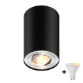 Zuma Line - LED RGBW dimmbarer Einbaustrahler 1xGU10/4,8W/230V schwarz + Fernbedienung