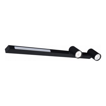 Zuma Line - LED-Wandstrahler 2xGU10/5W/230V + LED/8W schwarz