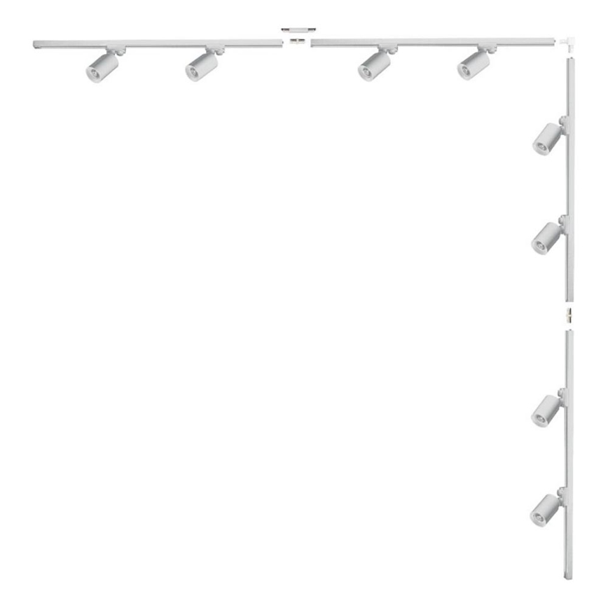 Zuma Line - Luminaire à spots sur rail 8xGU10/35W/230V blanc