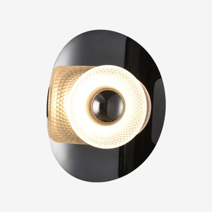Zuma Line - Applique murale LED/8W/230V noir/noir fumé