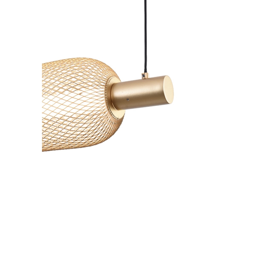 Zuma Line - Dimmbare LED-Pendelleuchte an Kabel LED/27W/230V 3000-5700K goldfarben + Fernbedienung