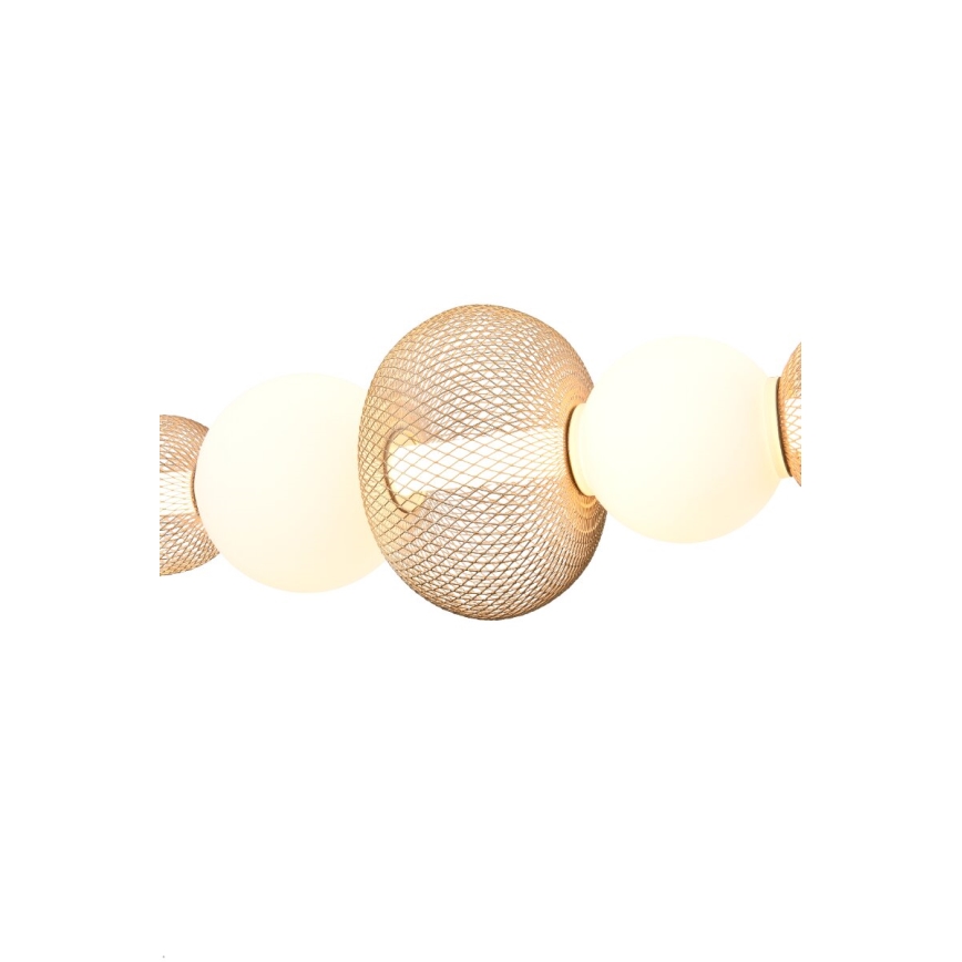 Zuma Line - Dimmbare LED-Pendelleuchte an Kabel LED/27W/230V 3000-5700K goldfarben + Fernbedienung