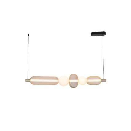 Zuma Line - Suspension LED dimmable sur câble LED/27W/230V 3000-5700K doré + télécommande