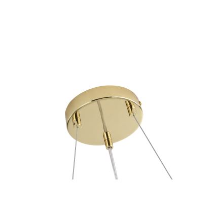 Zuma Line - Lampadario sospeso con cavo 6xG9/42W/230V Ø 74 cm oro