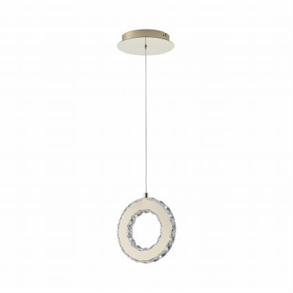 Zuma Line - Lampadario a sospensione LED dimmerabile con cavo LED/10W/230V, oro