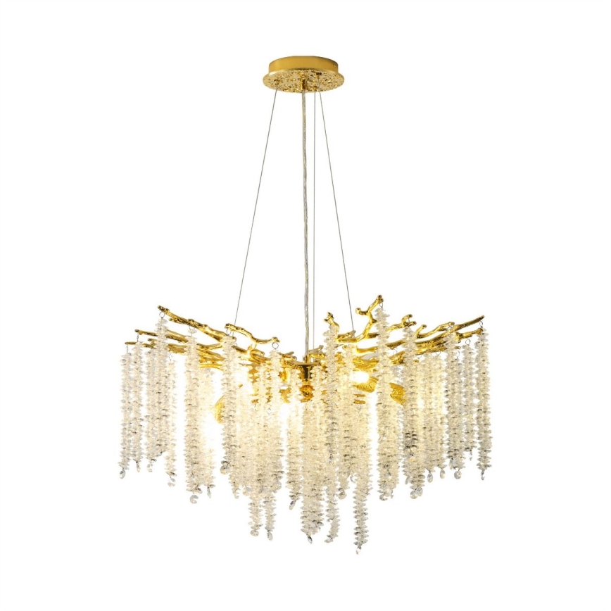 Zuma Line - Lampadario a sospensione con filo 8xG9/3,5W/230V oro