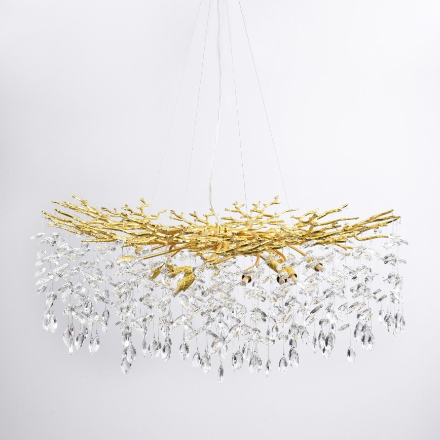 Zuma Line - Pendelleuchte an Kabel 14xG9/3,5W/230V Ø 100 cm goldfarben