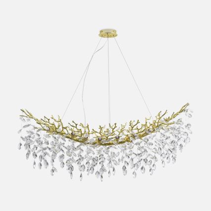 Zuma Line - Suspension sur câble 14xG9/3,5W/230V 115x40 cm dorée