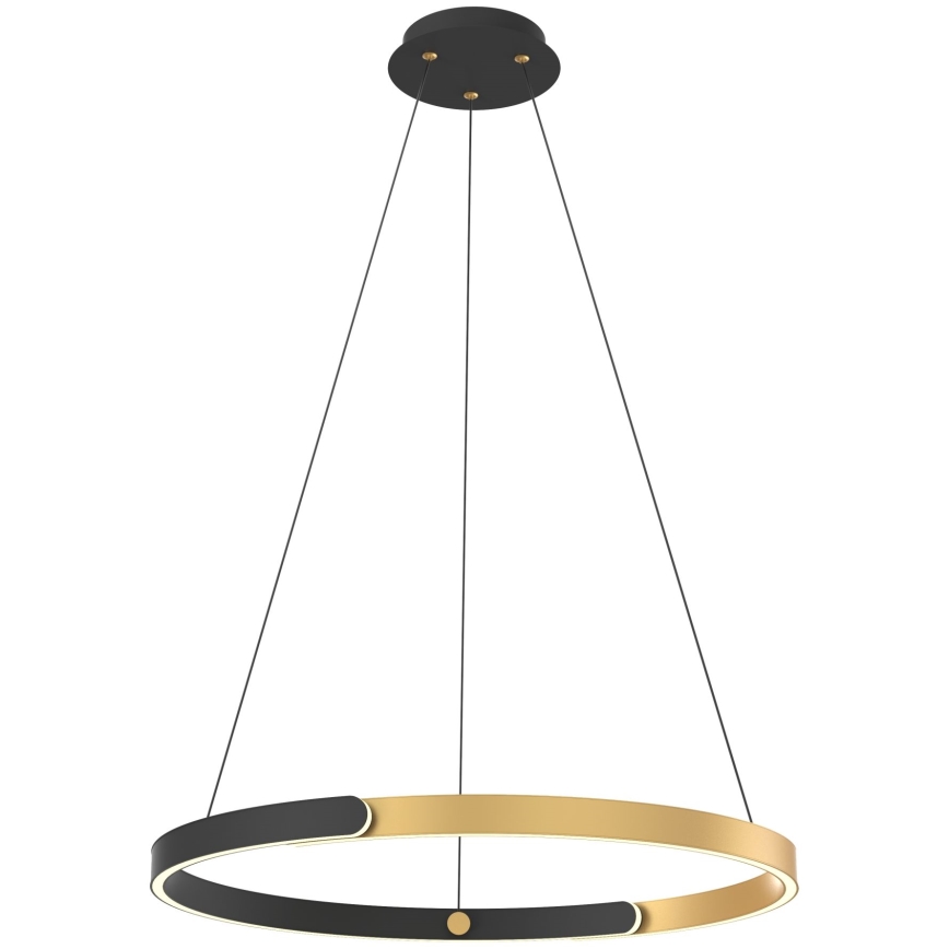 Zuma Line - Suspension filaire à intensité variable LED/30W/230V noir/doré